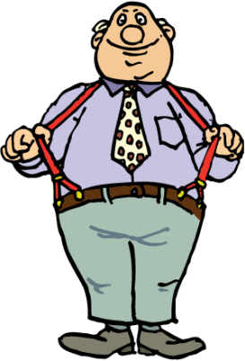 The archetype of a safe man ... he wears both a belt and suspenders.